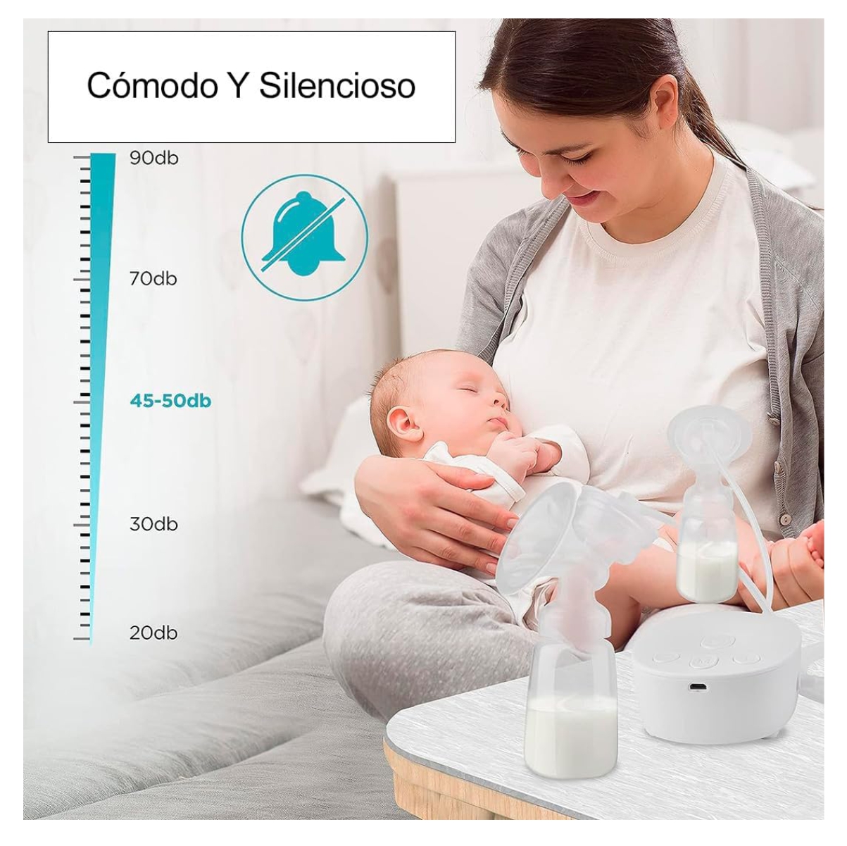 Miniatura 6 de Extractor leche materna eléctrico my-371